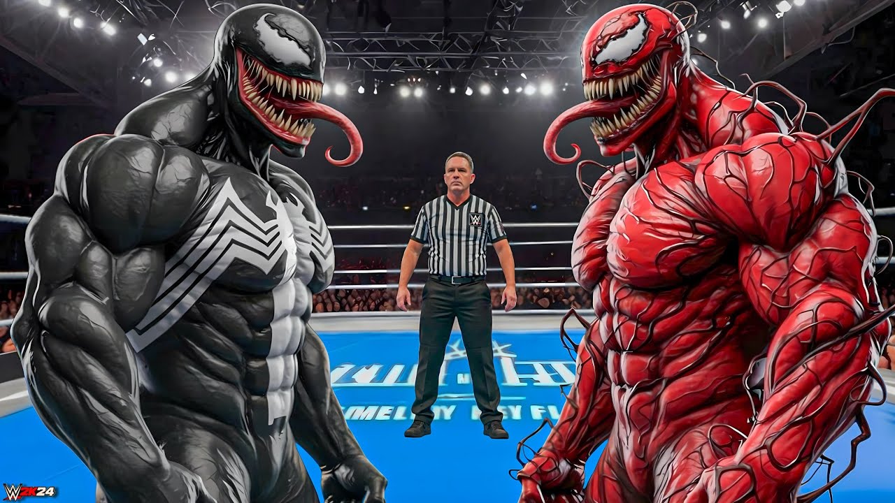 WWE 2K24 &mdash; ВЕНОМ ПРОТИВ КАРНАЖА | Геймплей PS5
