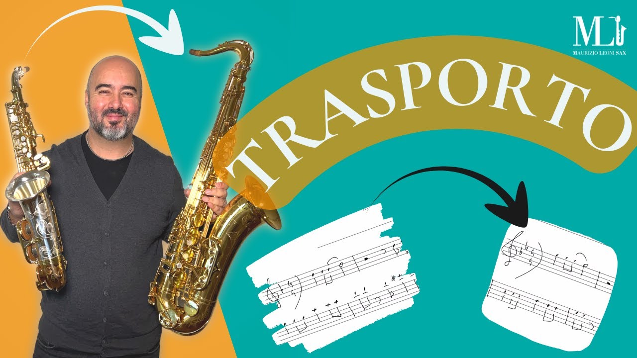Trasportare uno spartito da sax contralto a sax tenore in 3 facili step