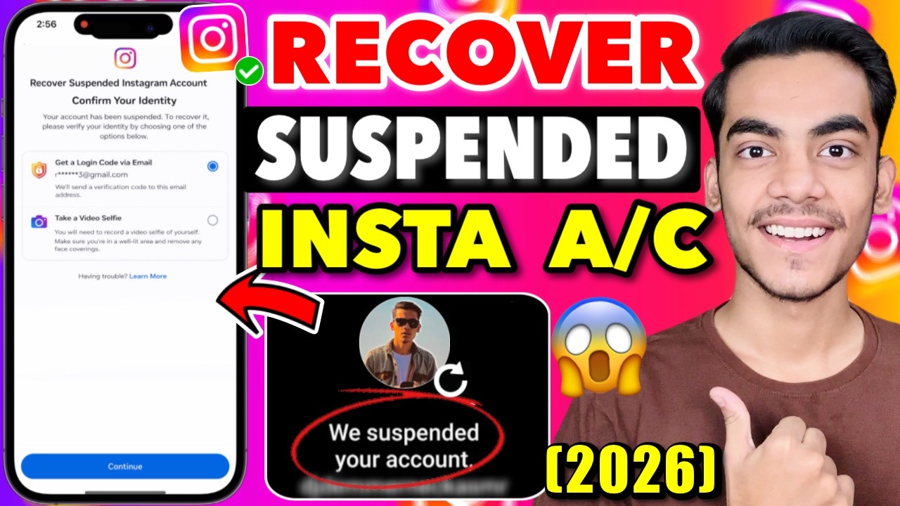 How To Recover Suspended Instagram Account 2026| Recover Instagram Disable Account| Recover Insta ID