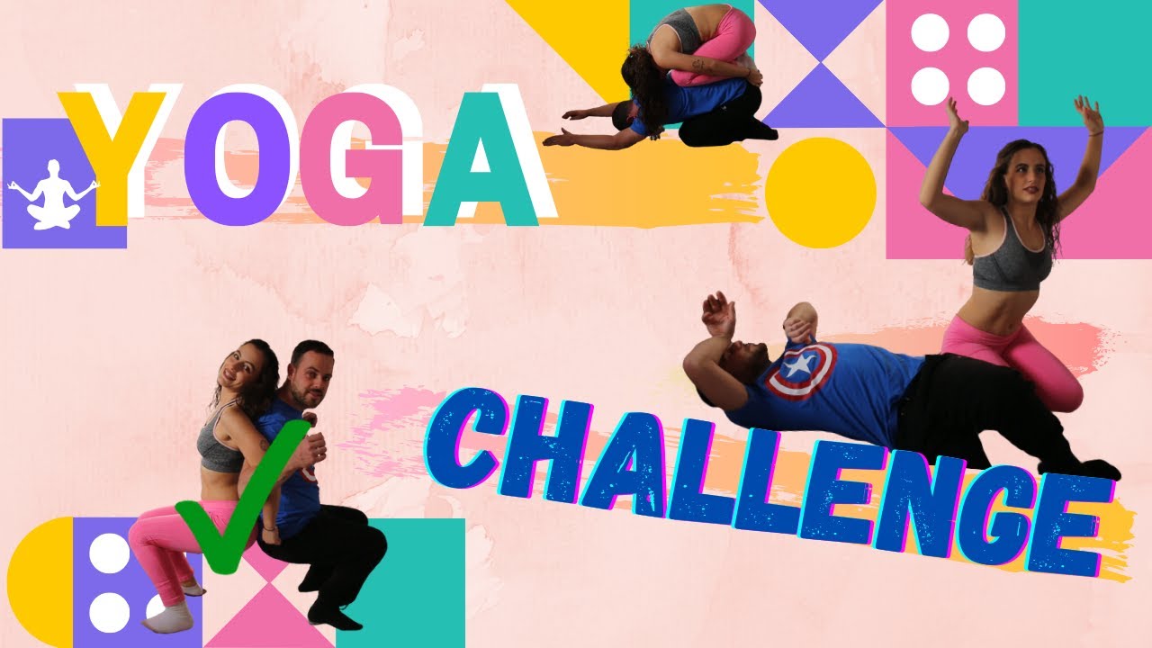YOGA CHALLENGE EN PAREJA!! 💕/ HACEMOS EL RETO 😮🙌!!