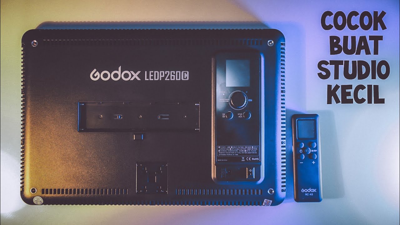 Godox P260C Review // Lampu LED Cahaya Soft Dan Slim