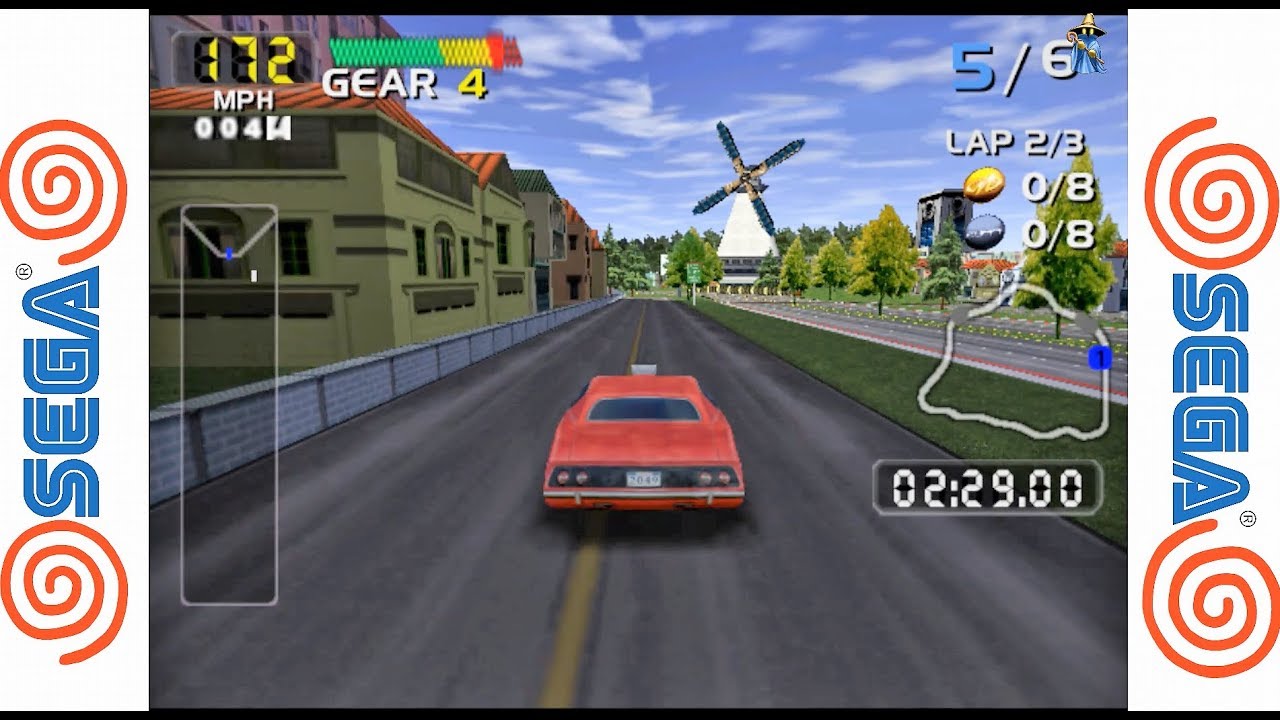 San Francisco RUSH 2049 - SEGA Dreamcast Gameplay Sample HD - Demul Emulator