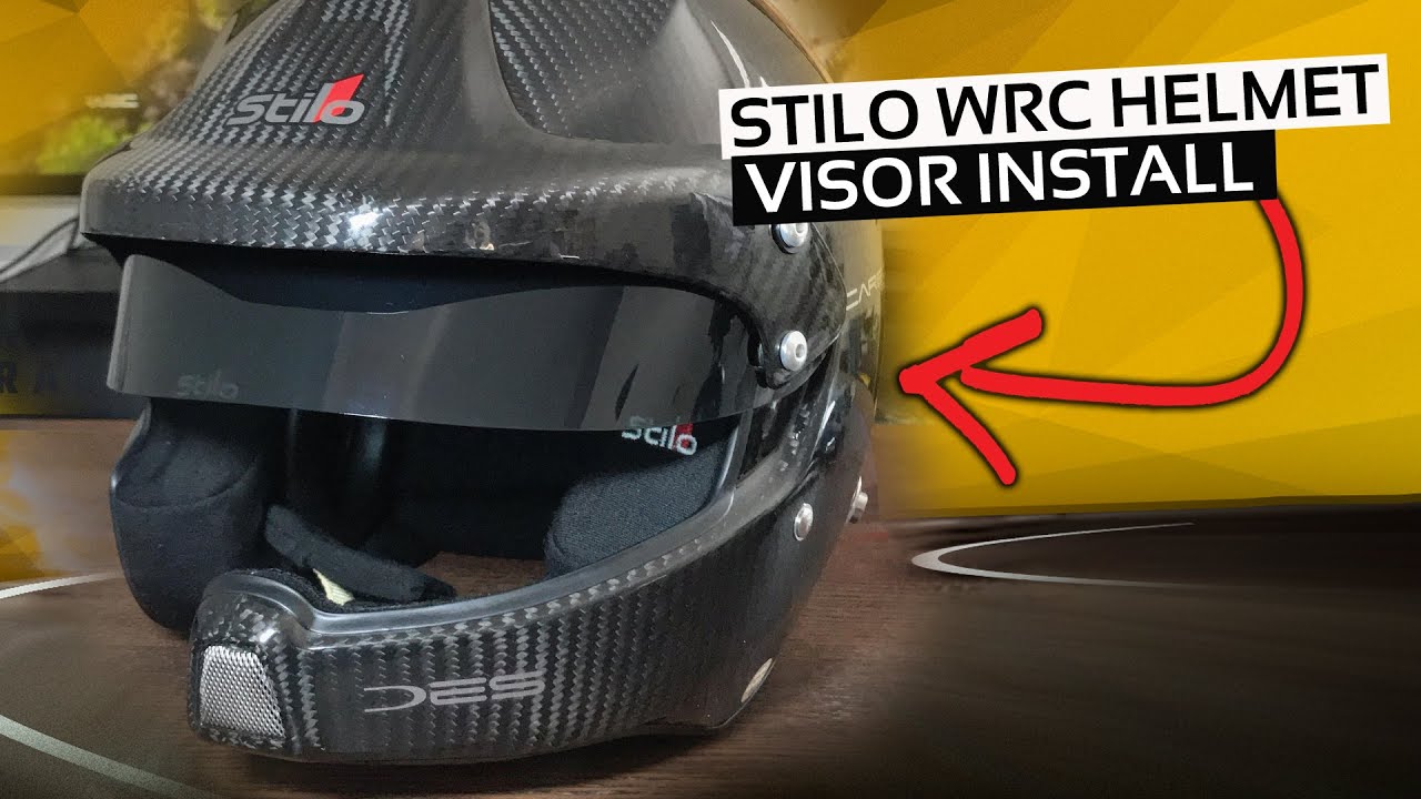 Stilo Rally Helmet - Installing Add-on Visor!