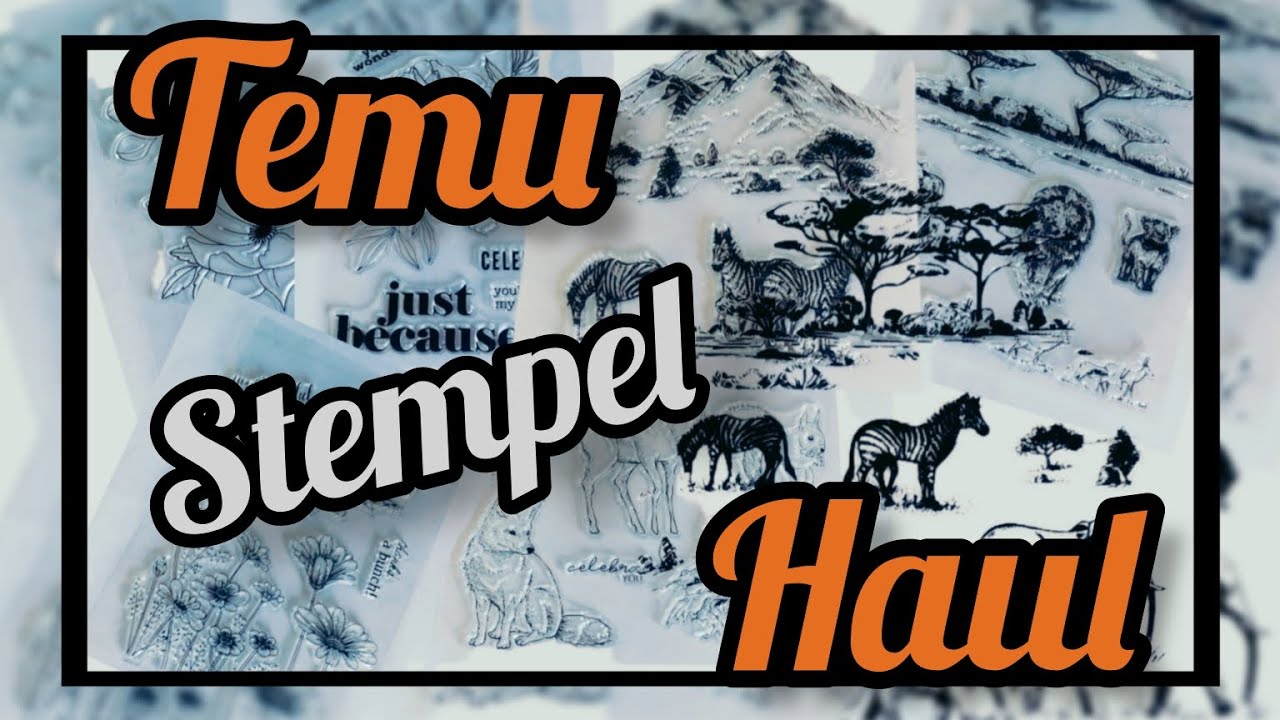 Temu Stempel Haul - Ey, sind die schön 😱😍                                     #temu #haul #stempel