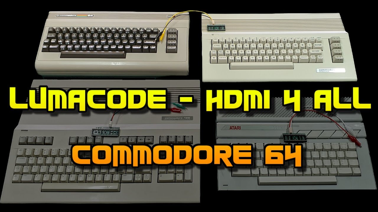New C64 solderless HDMI mod - LumaCode VIC-II-dizer