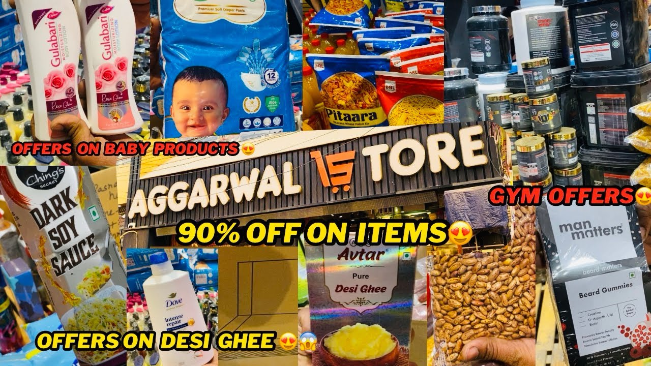Aggarwal store | cheapest grocery, electronics items | 90% off on items |