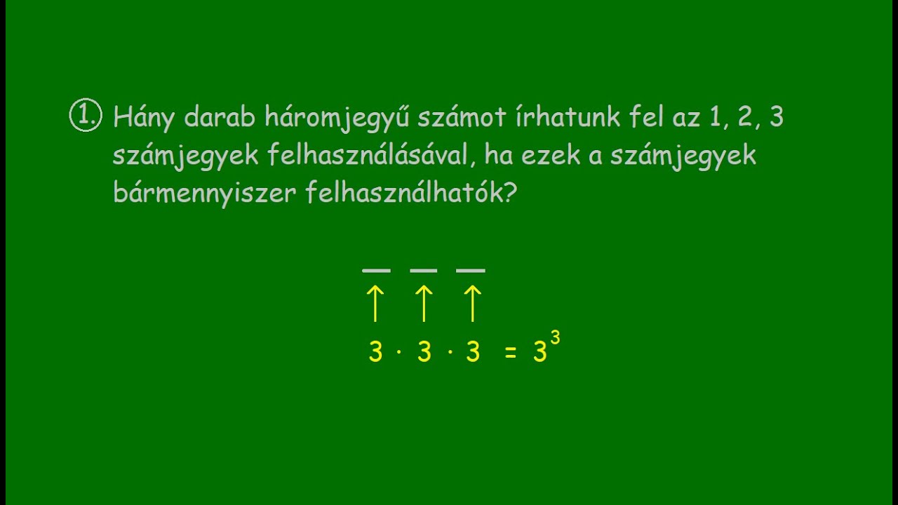 MATEK 11. osztály - Variációk