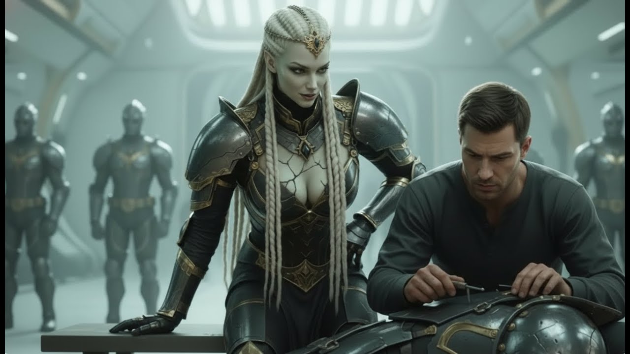 She Let Me Repair Her Armor—And the Crowd Started Chanting “Groom!”