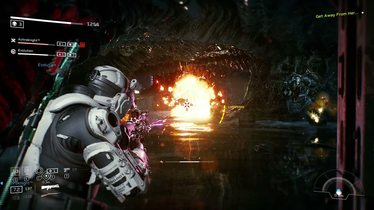 Gunner Class + Plasma Rifle Testing on Aliens: Fireteam Elite