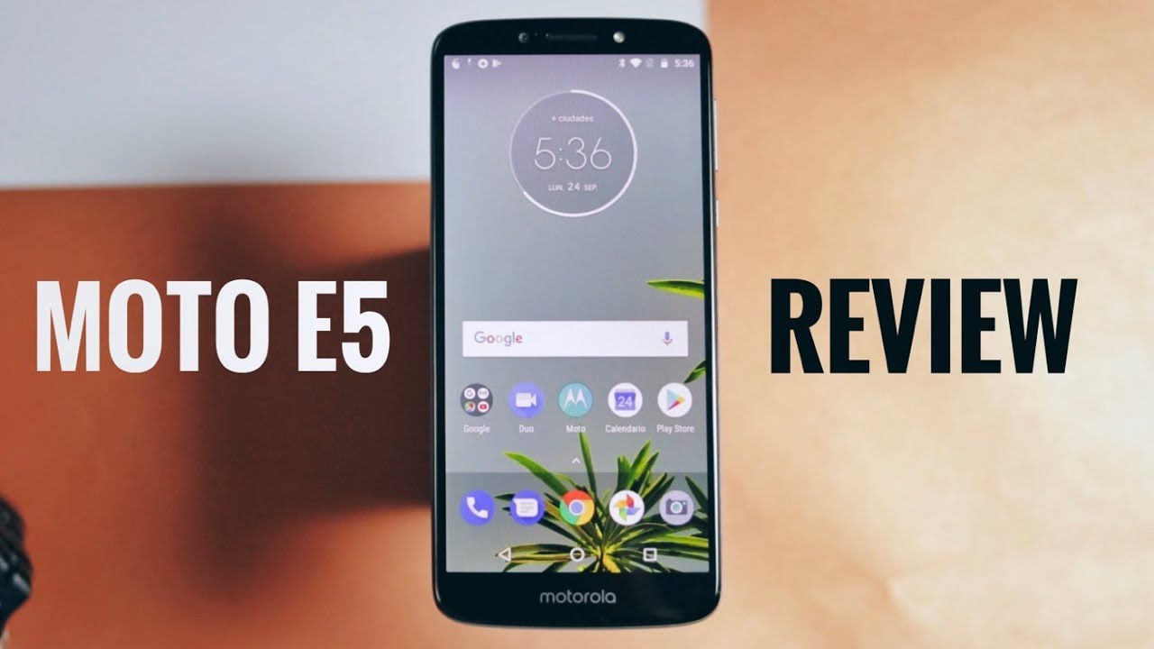 Moto E5: REVIEW COMPLETA.