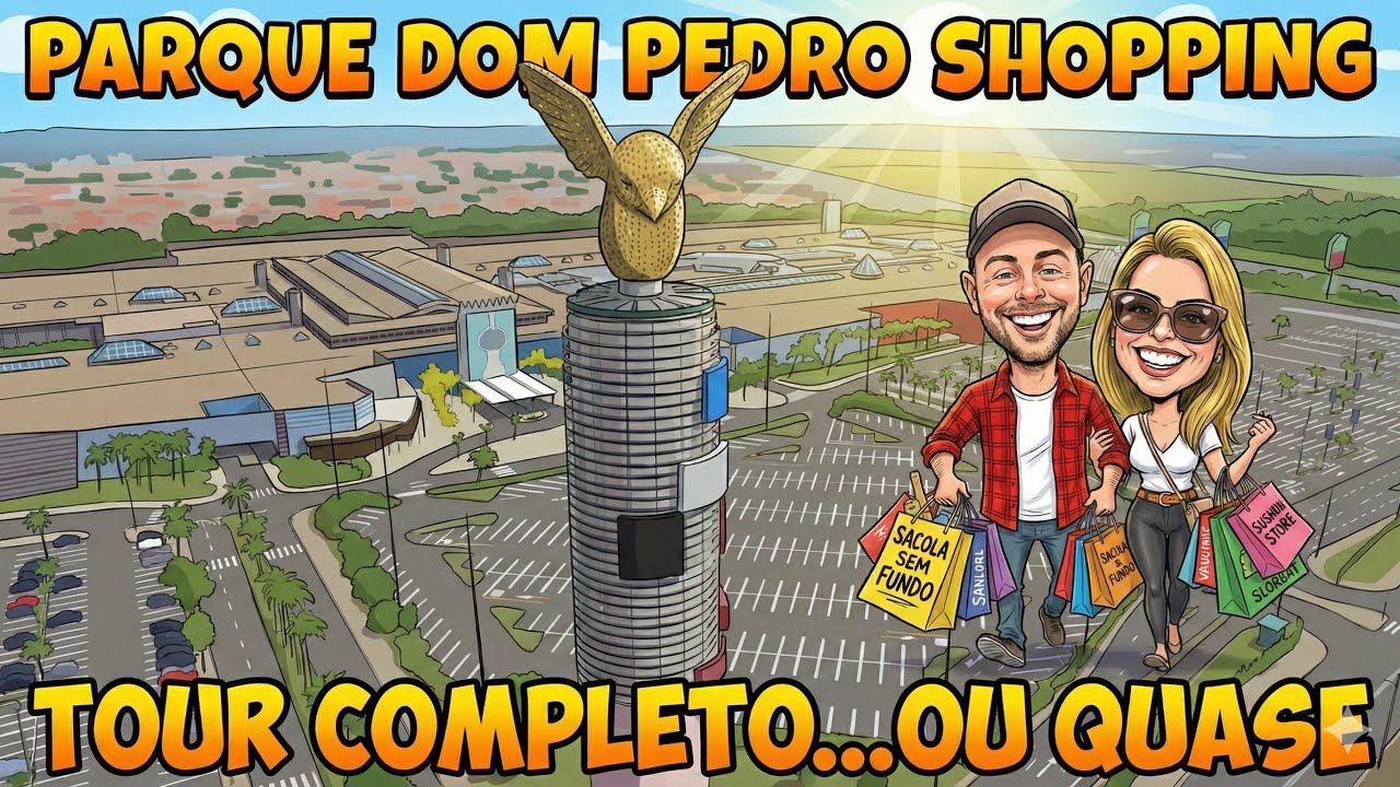 TOUR COMPLETO PELO PARQUE DOM PEDRO SHOPPING… OU QUASE