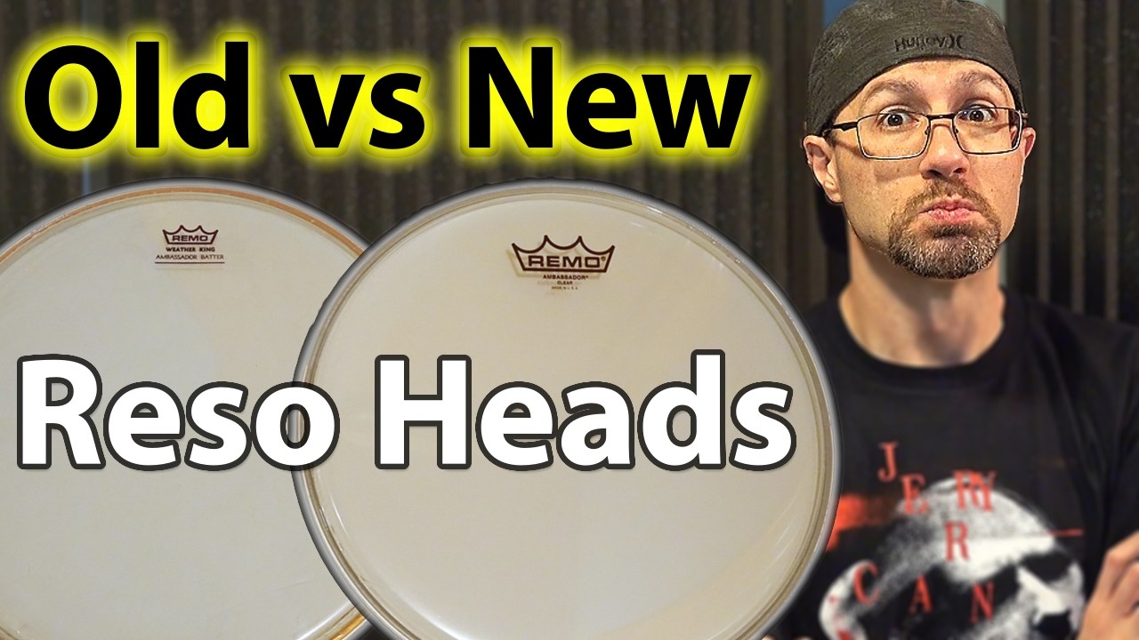 10-Year-Old Resonant Drum Heads vs Brand New | The REAL Sound Difference