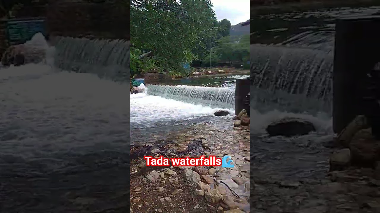 Tada Waterfalls Flood #tada #waterfalls #chennai