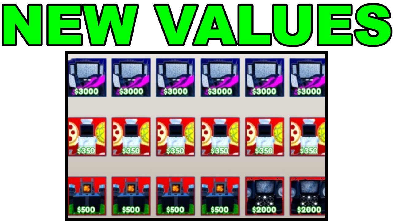 Toilet Tower Defense Value List Update! (EPISODE 69 PART 2)