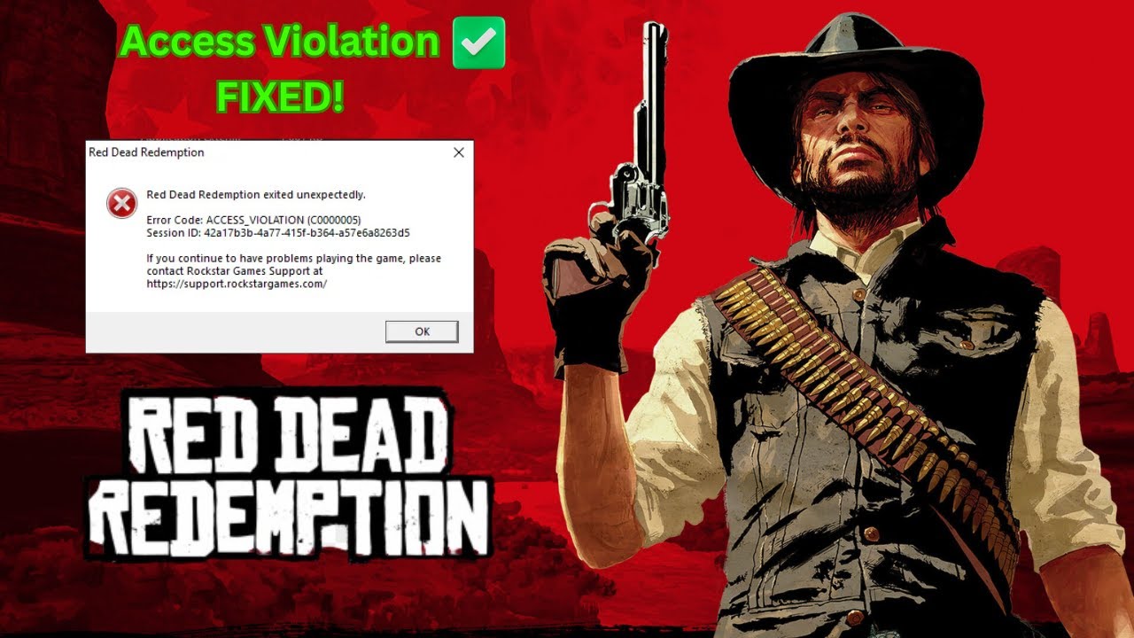 RDR1 Access Violation Fix – 2 Easy Methods (No More Crashes!) | #rdr2 #rdr  #gaming #trending