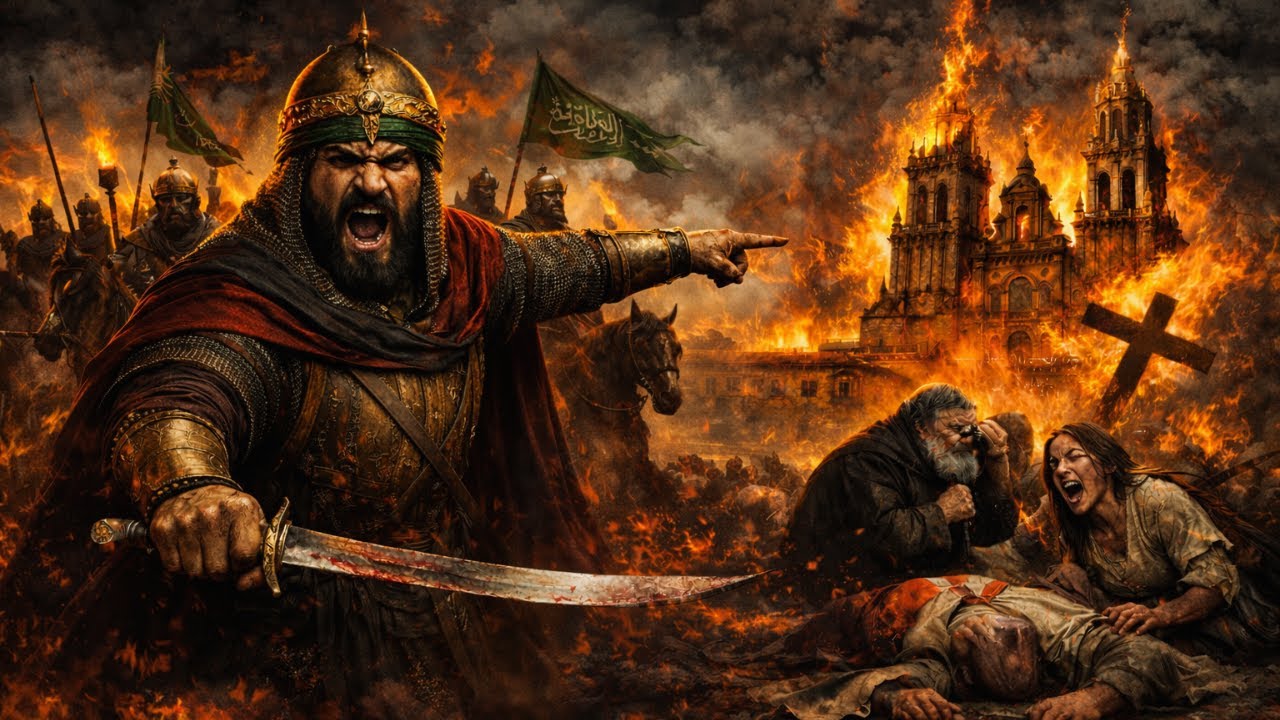 THE GREAT HUMILIATION: How Al-Mansur Erased Europe’s Holiest City in 997 AD
