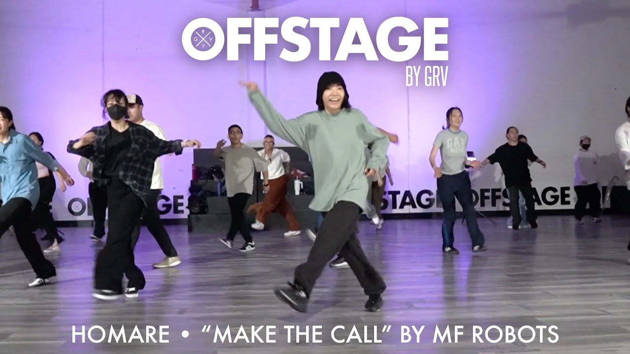 Homare choreography to &ldquo;Make the Call&rdquo; by MF Robots at Offstage Dance Studio