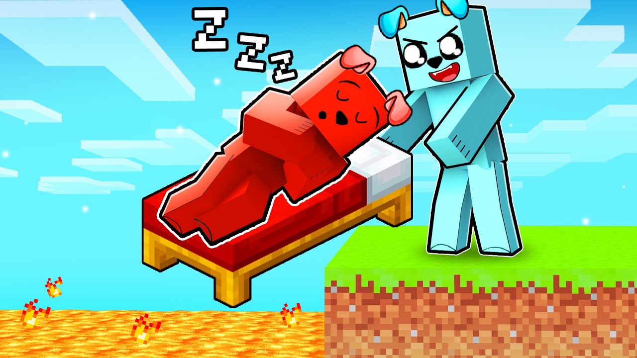 PRANKUJE KOLEGĘ GDY ŚPI w Minecraft 😴😂