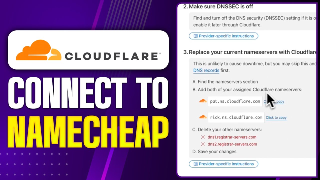 How to Connect Namecheap to Cloudflare (2026) | Point Domain & Nameservers