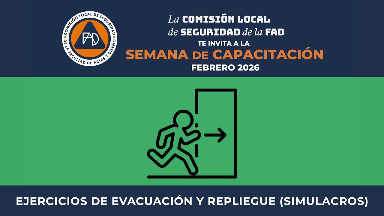 SEMANA DE CAPACITACIÓN - Ejercicios de Evacuación y Repliegue (Simulacros)