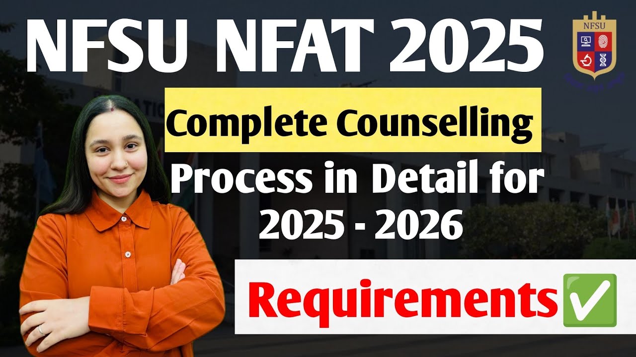 NFSU NFAT Counselling Process in Detail || How it Happened || Diksha Sharma