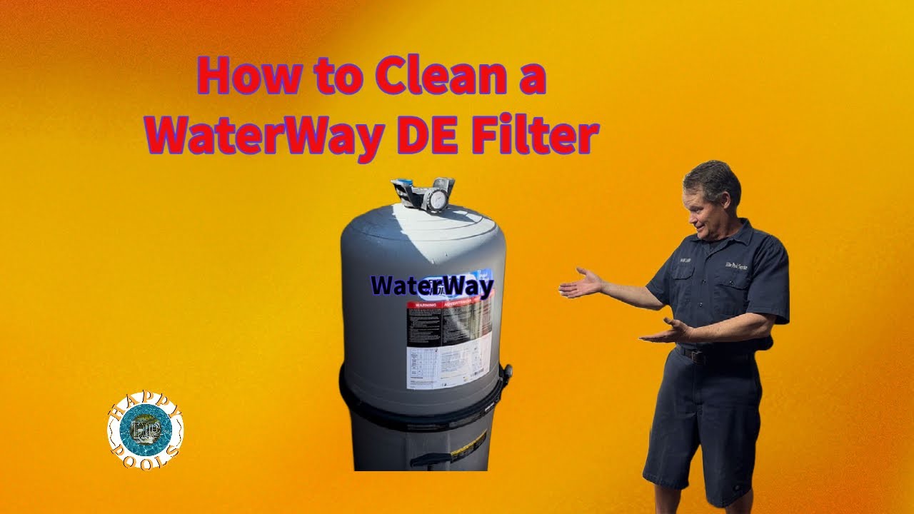 Cleaning a DE Waterway filter