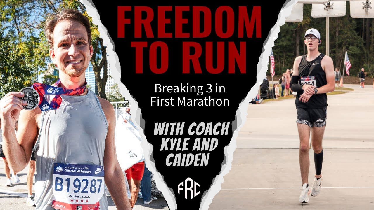 Freedom to Run: Breaking 3 in His First Marathon: Caiden Mason’s 