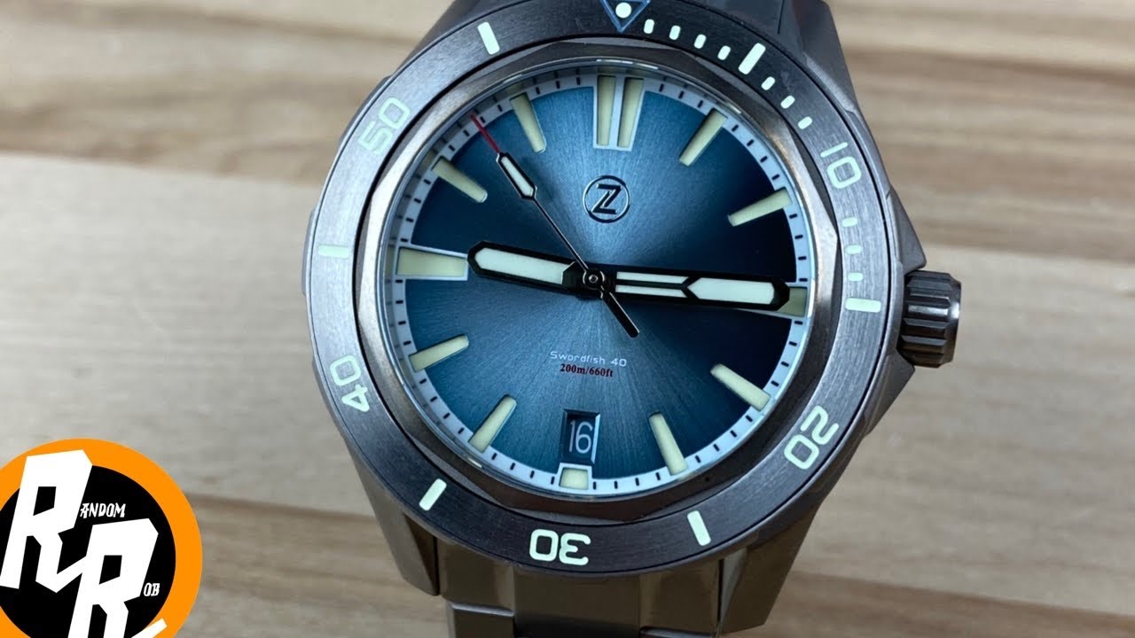 Zelos Swordfish 40mm Titanium