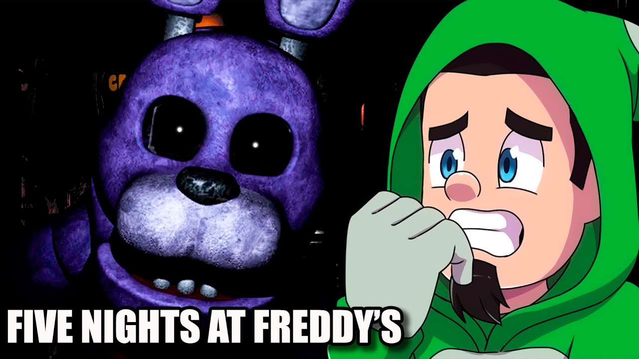 GUINAS JOGA FIVE NIGHTS AT FREDDY'S AO VIVO!! - COM COELHO