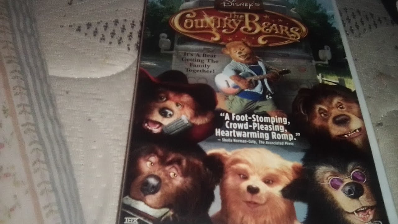 Opening To The Country Bears 2002 DVD