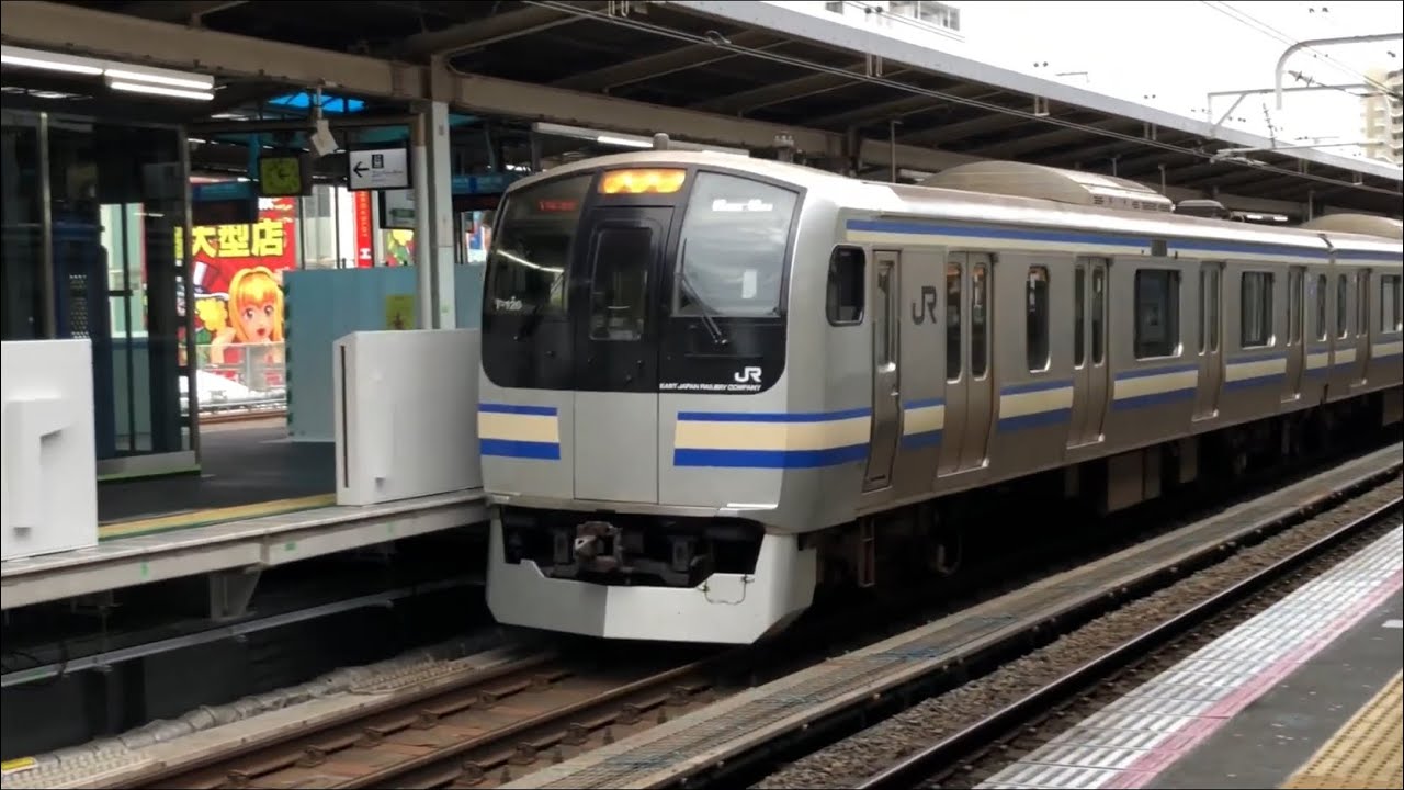 E217系 総武快速線新小岩駅発着