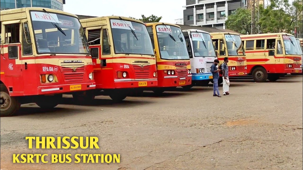 Thrissur KSRTC Bus Stand Kerala//Thrissur KSRTC Bus Stand Kerala
