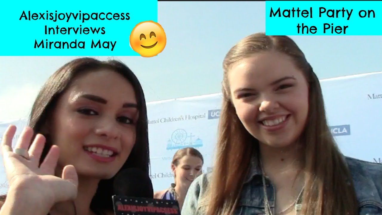 BUNK'D Star Miranda May Interview With Alexisjoyvipaccess -  Mattel Party On The Pier