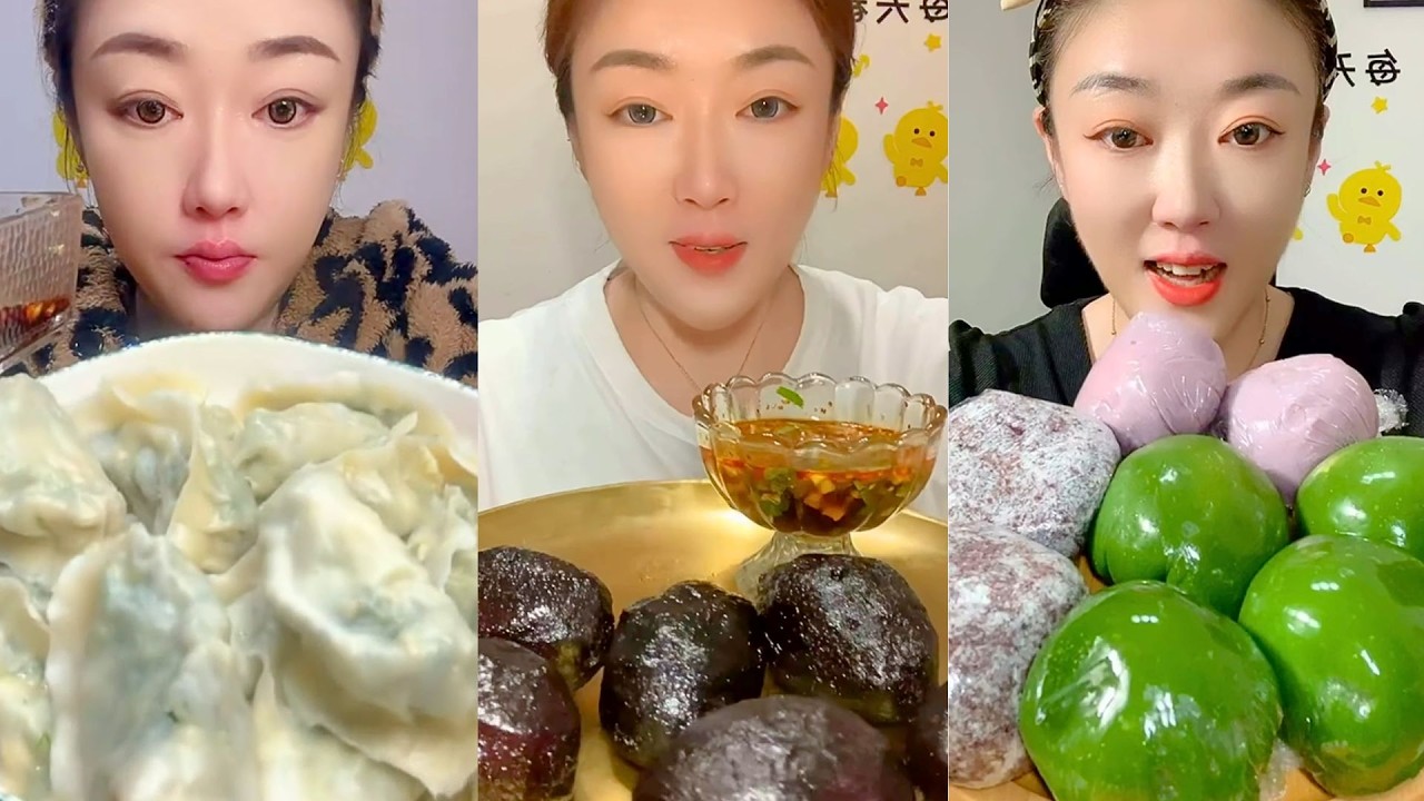 Extreme Chinese Mukbang – Insane Textures & Giant Bites #155