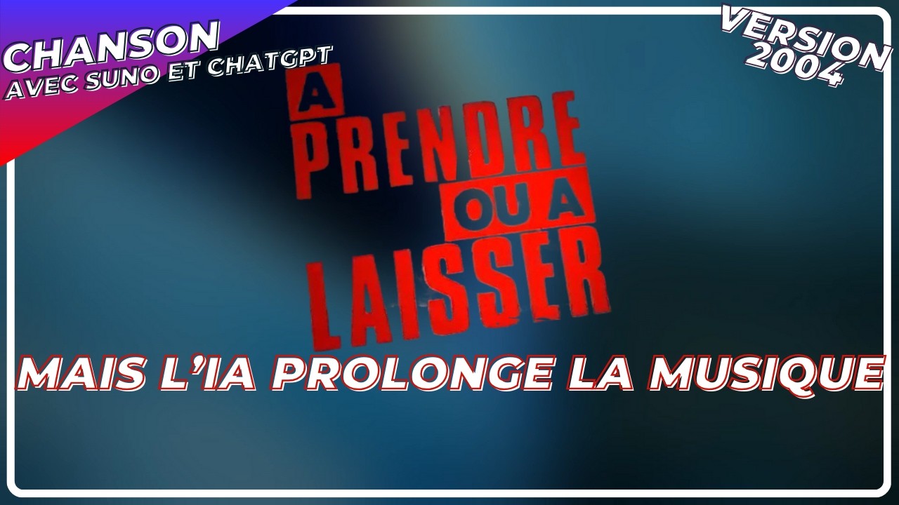 À prendre ou à laisser - Générique... mais l'IA compose la suite !