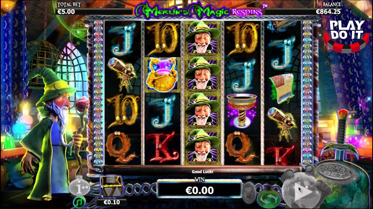 Merlin's Magic Respins in Playdoit
