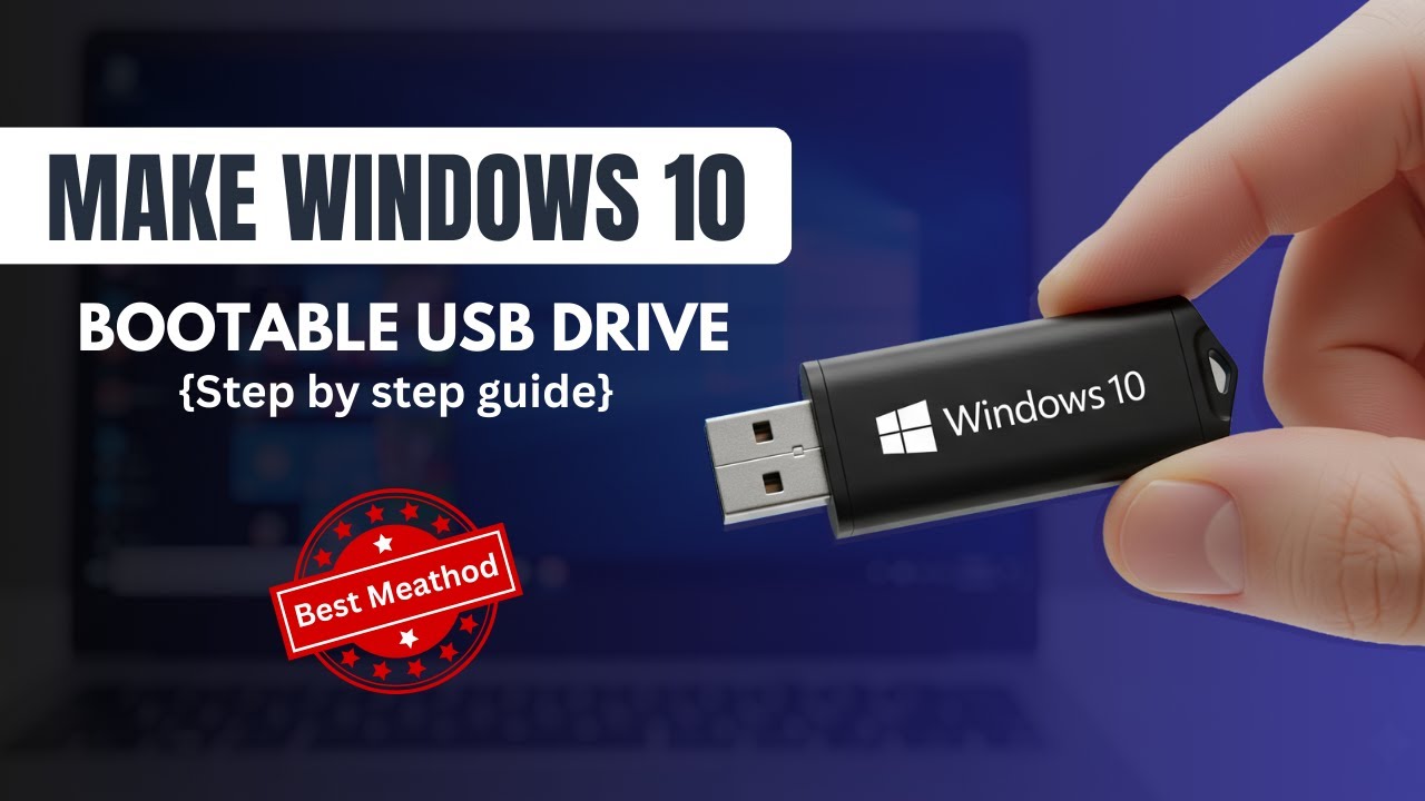 How to Create Official Windows 10 Bootable USB Flash Drive (Easy Method)