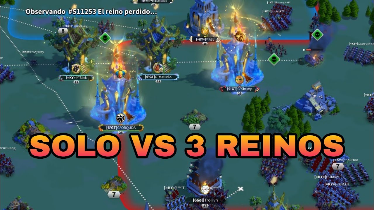 BALLENA HISPANA ORQUDA CONTRA TODOS KVK 1 | RISE OF KINGDOMS ESPAÑOL