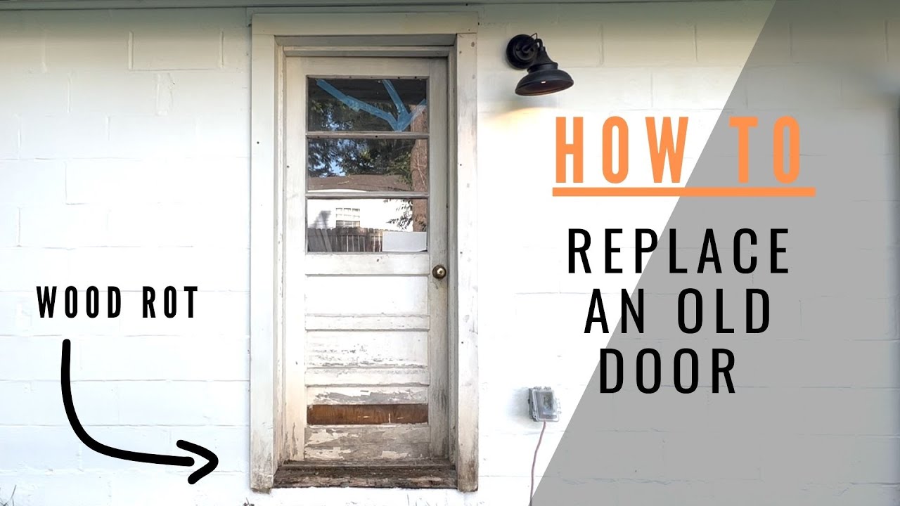 How To Install Exterior Door on Block Wall - Step By Step