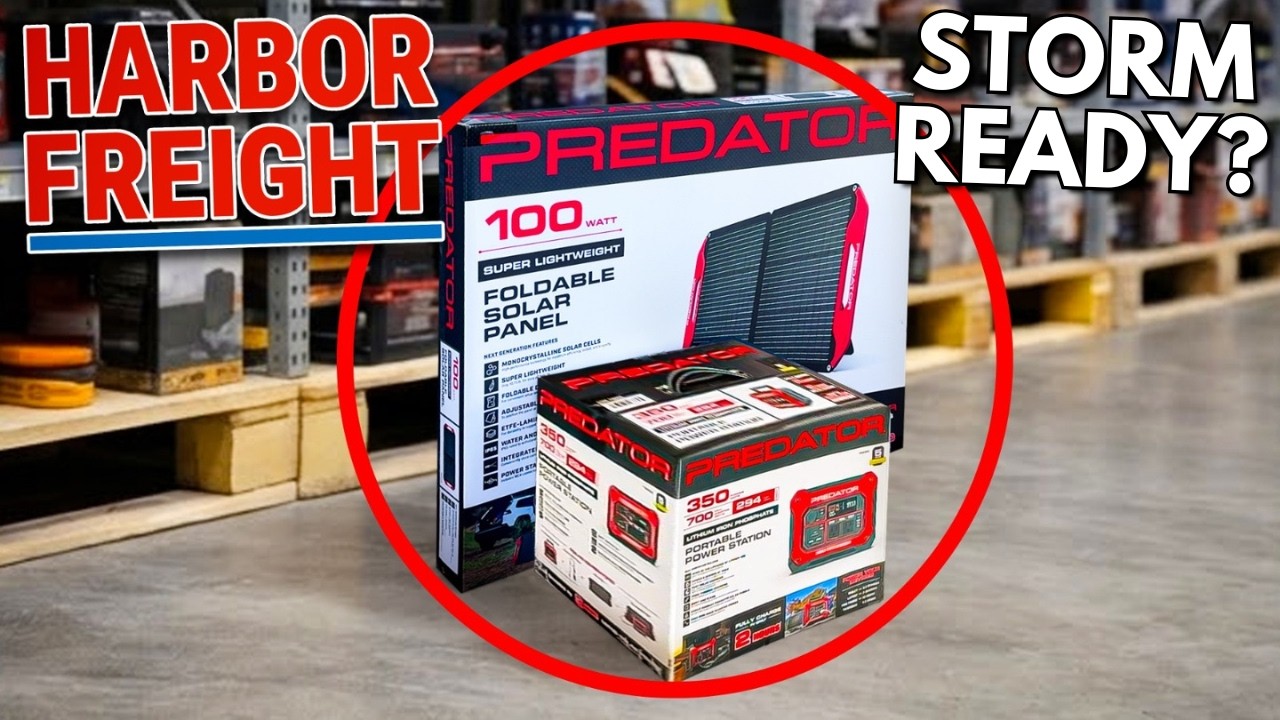 Я купил самую ДЕШЕВУЮ солнечную систему в Harbor Freight.
