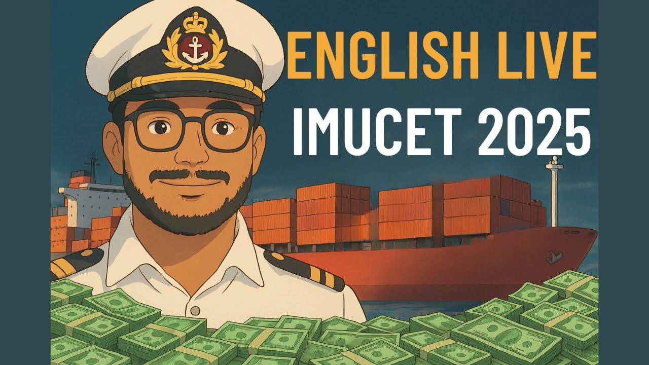 Lets Crack ENGLISH | IMUCET 2025 Live | Yash Maheshwari | #yedilmangemore #lifeatsea #sailorsbatch