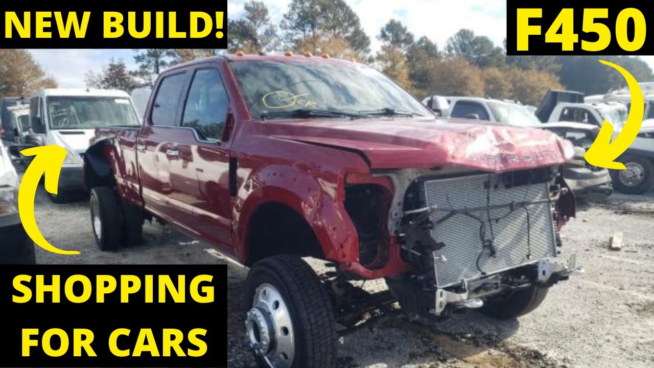 WE CHECK OUT THIS F450 AND SHOP CARS AROUND COPART