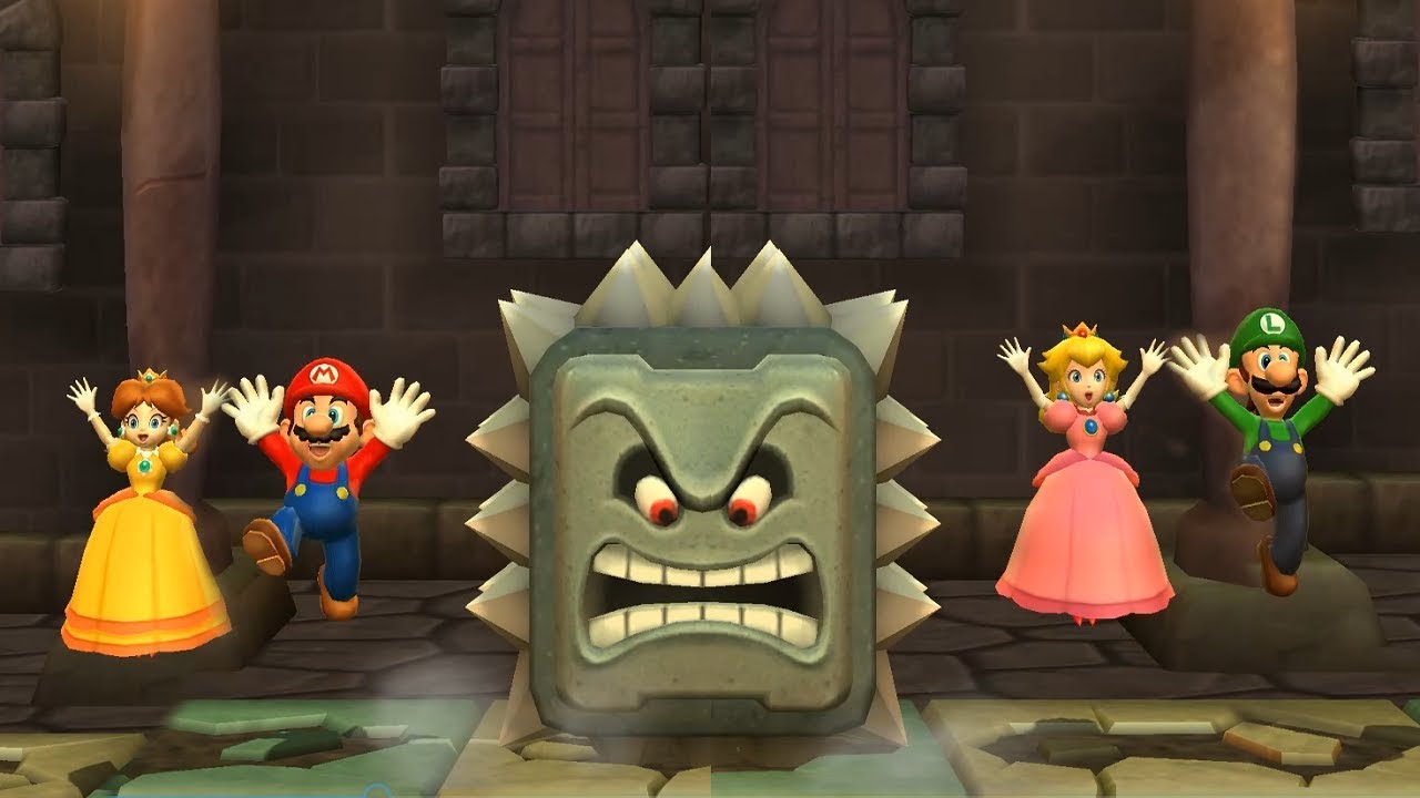 Mario Party 9 Garden Battle - Daisy vs Mario vs Peach vs Luigi| Cartoons Mee