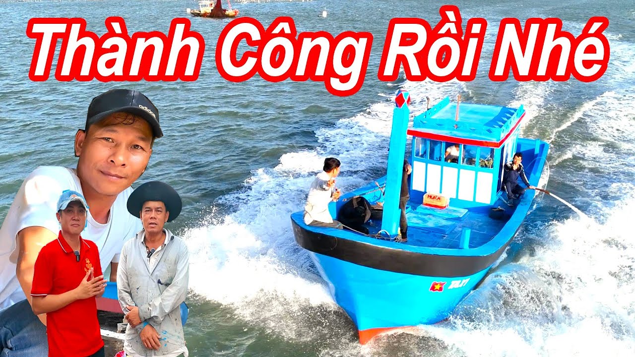 Đóng Thành Công Ghe Taxi Composite Giao Về Tỉnh Thanh Hóa || Anh Chủ Đã Hài Lòng