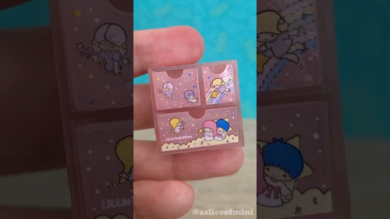 Smallest Sanrio desk organizer box #rement #asmr #littletwinstars #miniature