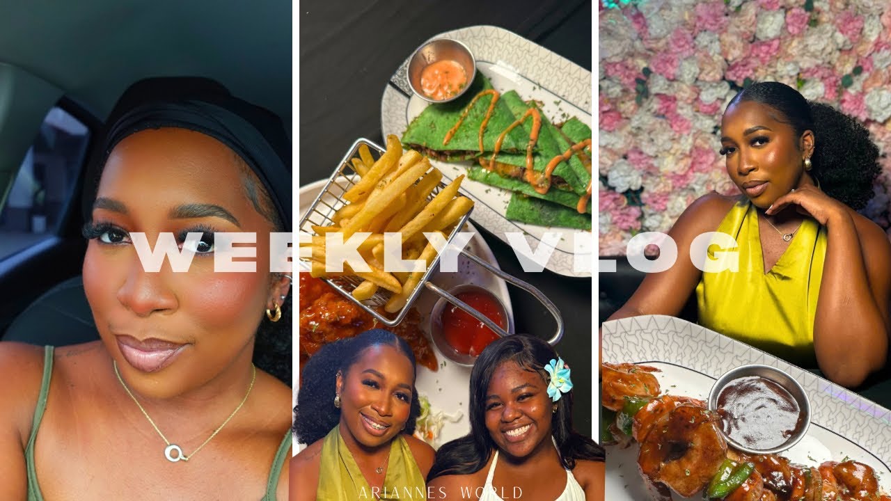 pro MUA does my makeup💄 • birthday photoshoot • must try restaurant in portmore • micas haul 👗