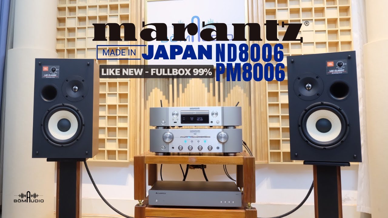 Bộ Đôi Cực Đỉnh MARANTZ PM8006 Vs MARANTZ ND8006 🥰Chỉ 1/2 Gía Gốc LikeNew FullBox