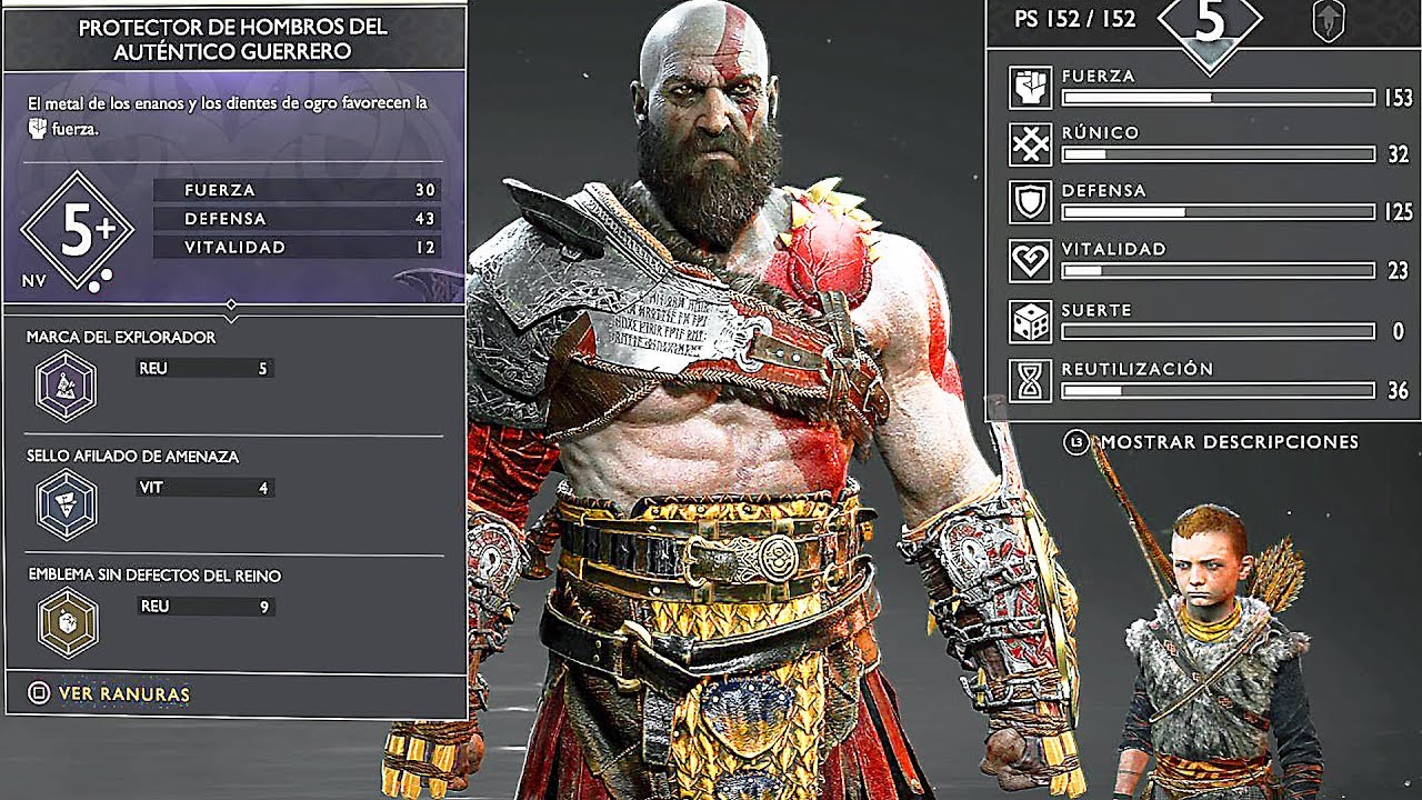 GOD OF WAR 4 Gameplay Walkthrough + Kratos New Gear & Armor PS4 (2018)