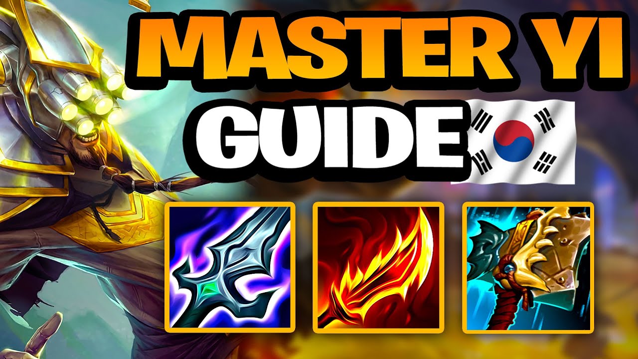 Quick Master Yi Korean Challenger Guide 2025