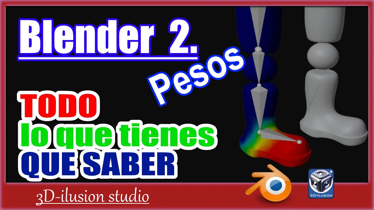 Blender:🚀 PESOS, animación  3d | Tutorial español herramientas eficaces.